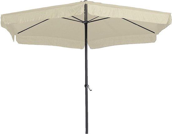 Garden Impressions Delta Parasol - 300 cm - ecru/carbon black