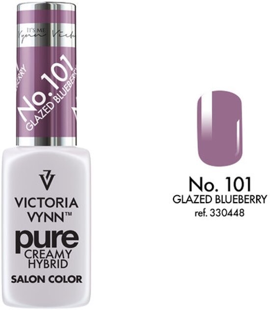 VICTORIA VYNNâ„¢ Gel Nagellak - Gel Polish - Pure Creamy Hybrid - 8 ml - Glazed Blueberry - 101