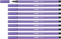 STABILO Pen 68 Viltstiften, Medium Punt, Violet (68/55), 10 Stuk