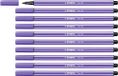 STABILO Pen 68 Viltstiften, Medium Punt, Violet (68/55), 10 Stuk