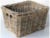 Merkloos / Sans marque Van Der Leeden Mandwerk Bv Fietsmand Rustic - rotan - 39 x 30 x 26 cm - Bruin