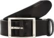 JOOP! Leren Riem Classic Jeans Belt 4,0 CM W95 Black Zwart