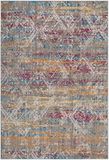 Safavieh Vloerkleed Laila Rechthoekig Klassiek Dierenvel Stof Fuchsia/Lichtgrijs 122 x 183 cm