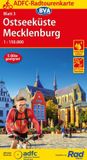 ADFC-Radtourenkarte KOMPASS Freytag & Berndt Radtourenkarte Ostseeküste Mecklenburg 1:150.000