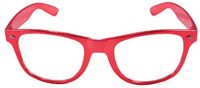 Folat Feestbril Metallic Rood