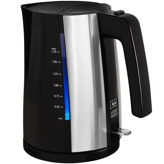 Melitta Look Aqua 1026-02 Zw Waterkoker - Zwart - 1.7L - 2400W