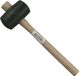 HET MELKMEISJE Rubber hamer 65 mm hard rubber vlak