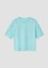 s.Oliver T-shirt met boxy fit en print op de achterkant - Licht turquoise