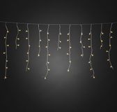 Konstsmide IJspegelverlichting voor buiten - 2400K warm wit - Amber - 200 LED's - bolvormige lampjes - 5 meter