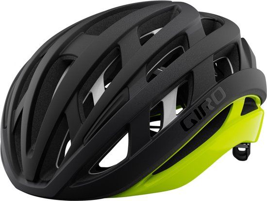 Giro Helios Spherical Race Fietshelm - S (51-55 cm) - Geel/Zwart