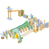 LUPILU® Wooden Marble Run (Animal Domino)