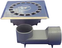 Tecnoagua Afvoer T-88 VHI PVC Roestvrij staal 16,5 x 16,5 x 5 cm Ø 5 cm