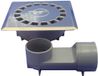 Tecnoagua Afvoer T-88 VHI PVC Roestvrij staal 16,5 x 16,5 x 5 cm Ø 5 cm