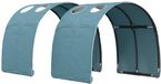 vidaXL - Bed Tunnel - 2 Stuks - Lichtblauw - Polyester