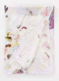 Ted Baker Ted Baker Irisy sjaal van zijde met bloemenprint 180 x 65 cm