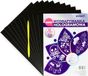 POLSIRHURT Hologramme Scratch A5 (10 feuilles) Argent Arc-en-ciel + Rolec