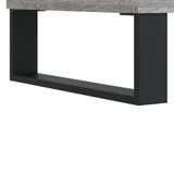 VidaXL Table de chevet 40x35x50 cm bois de pin gris couleur chêne sonoma