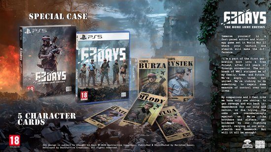 Playstation Games 63 Days The Home Army Edition PS5