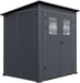 GFP Primeyard Kunststof tuinschuur 176x145x199 cm tuinhuis antraciet