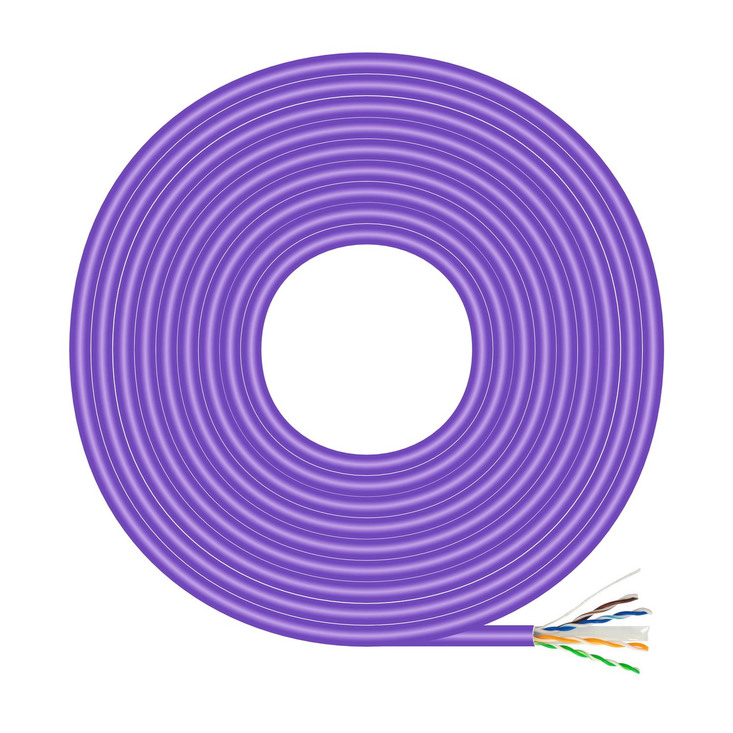 AISENS A135-0748 - Cat6 U/UTP Netwerkkabel - 305m - Violet
