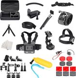 GoPro Pack d'accessoires avec 50 accessoires pour GoPro et SJCAM - Noir, modèle KP18563