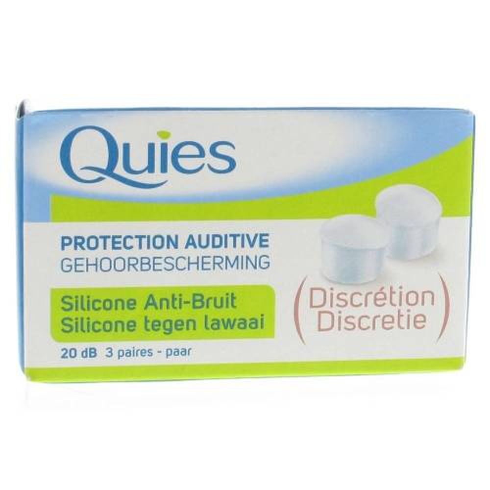 Quies Oordoppen Silicone Anti-Lawaai 1 st