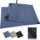 Famanu – Stoelglijders voor sledeframe stoelen – Set van 4 vloerbeschermers – Blauw