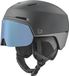 Bollé X-Fusion Pure Casque de ski avec visière | Mineral Black Matte | Visière Brown Blue Cat. 2 | Taille : 52 - 55 cm