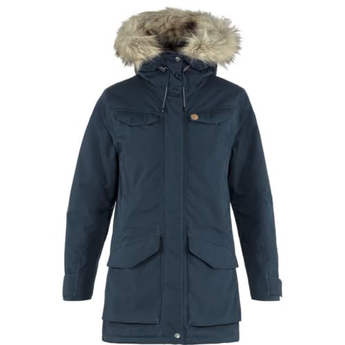 Fjallraven Nuuk Parka W Dames Outdoorjas - Dark Navy - Maat S