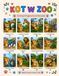 Kot w Zoo: Kolorowanka dla Dzieci 3–8 Lat