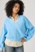 Levi's Vintage sweatshirt met V hals - Women's - M - Blauw / Garment Dye Fleece Alaskan Blue