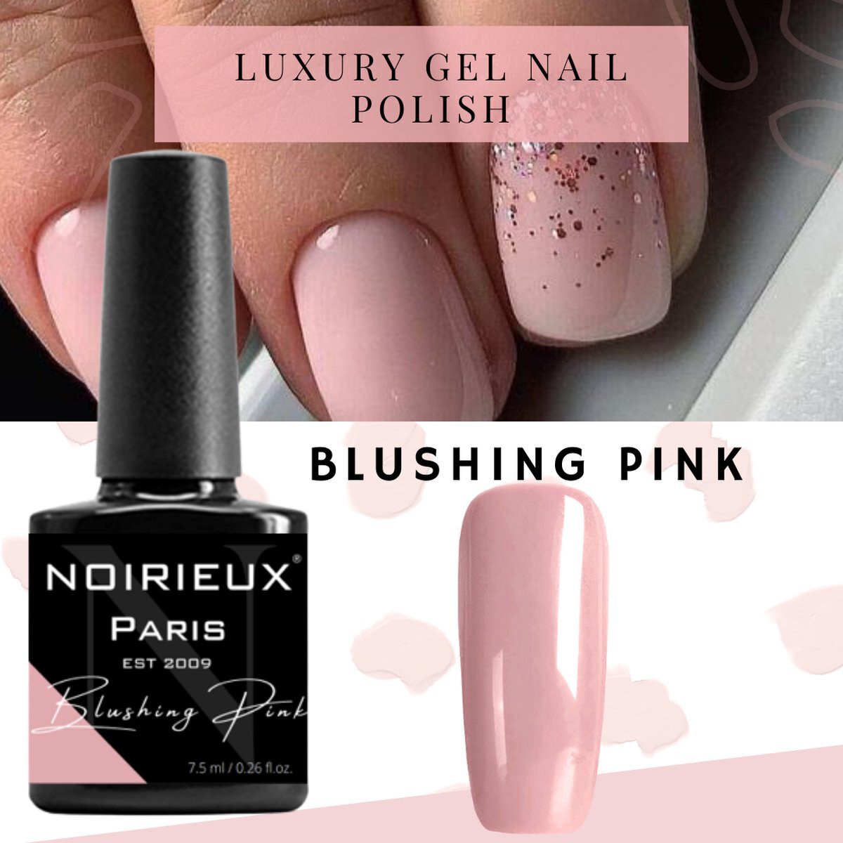 NOIRIEUX® Premium gellak Blushing Pink