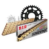Kettingset DID Kettingset staal 520ZVM-X / 110 klinknagel slot voor Honda NSR R 125 cc bj. 1998-2003