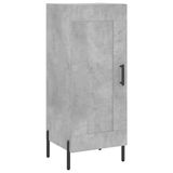 VidaXL Dressoir, betonkleur, 34,5 x 34 x 90 cm, houtvezelplaat