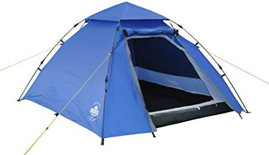 Lumaland Koepeltent - 3 personen - Quick up system - Outdoor - Blauw