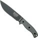 ESEE Model 6 Tactical Gunsmoke, grey handle 6S-TG met zwarte schede + riemclip