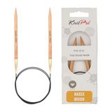 KnitPro K35353 aiguille circulaire, bouleau, marron, 120 cm x 6,5 mm