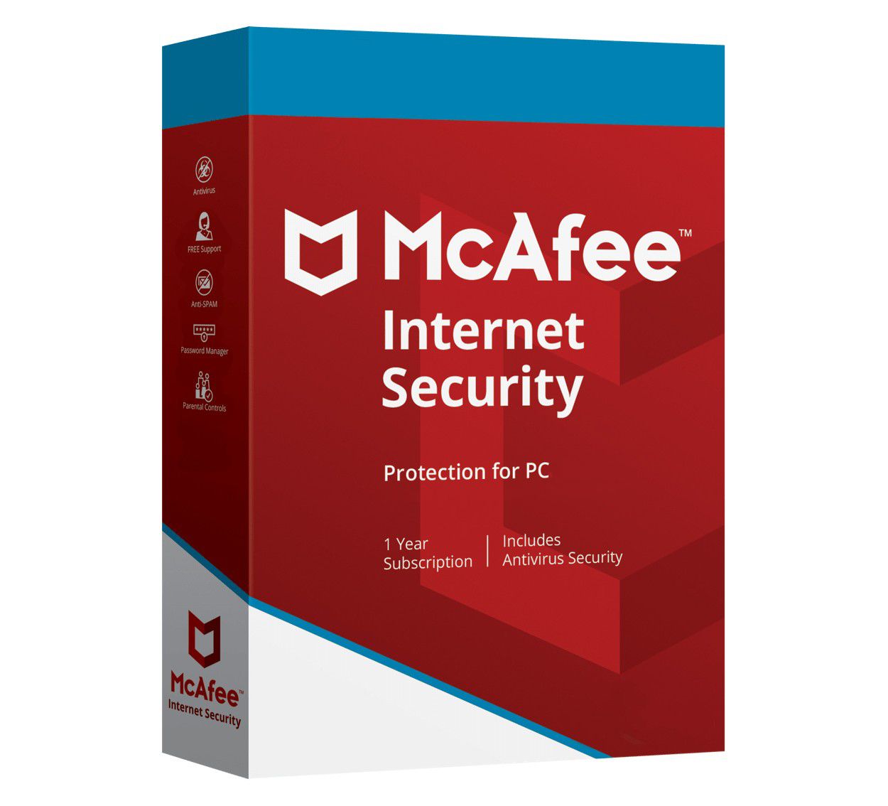 McAfee Total Protection Internet Security 1PC 1year - 0731944706054