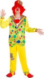 Tectake dressforfun Herenkostuum Clown Pipetto S Geel Polyester