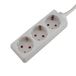 Unitec 44515 tafelstopcontact, 3-voudig, 3 m, H05VV-F 3G1,5 mm², wit