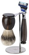 Acca Kappa scheerkwast & scheerapparaat Gillette Fusion hout ebbenhout 300 g