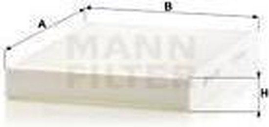 MANN FILTER Pollenfilter CU2733