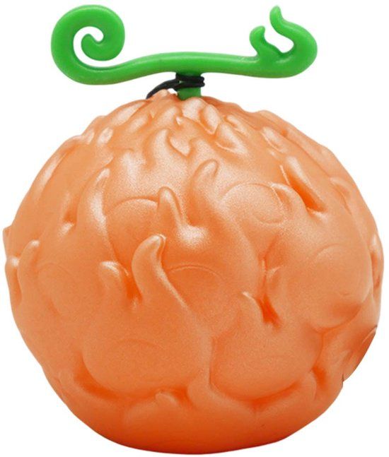 Teknofun LED Lamp 7cm Model Flame Fruit ONE PIECE met Polsband, Oranje