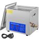 Chaneau Ultrasone reiniger, 10 l, voor sieraden, professioneel reinigingsapparaat, digitale reiniger, ultrasoon, 10 l