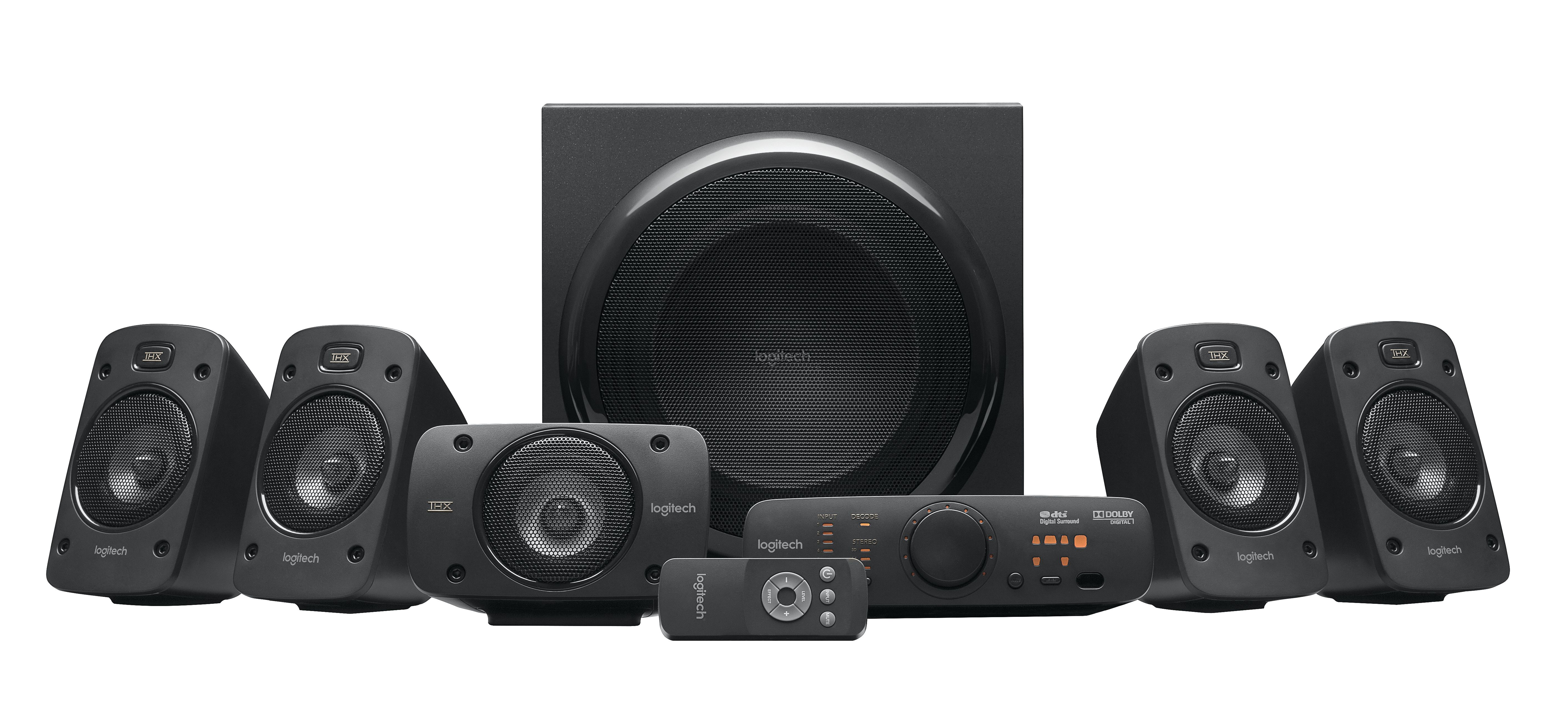 Merkloos Logitech Z906 5.1 Surround Sound Speaker System - Black