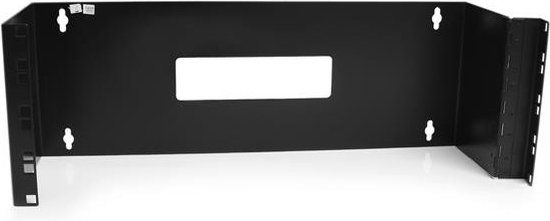 StarTech.com 4U 19 inch Scharnierende Beugel voor Wandmontage Patchpanelen - Zwart