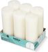 Bolsius bougie conique 190/68mm 65 heures de combustion perle douce (6x)