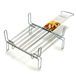 La Dehesa BBQ/barbecue grillrooster - grillverhoger - metaal - 26 x 26 x 8 cm - vlees/vis/groente
