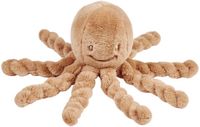 Nattou Lapidou Doudou Knuffel Octopus - 22 cm - Warm beige