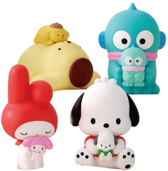 Twinchees Sanrio Twinchees Mini Figures Hello Kitty & Friends My Cuddly Buddy 5 cm Blind Pack Display (24)